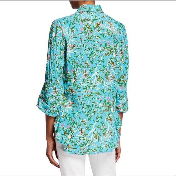 Finley Classic Roll Sleeve Kyoto Floral Shirt - Picture 1 of 2